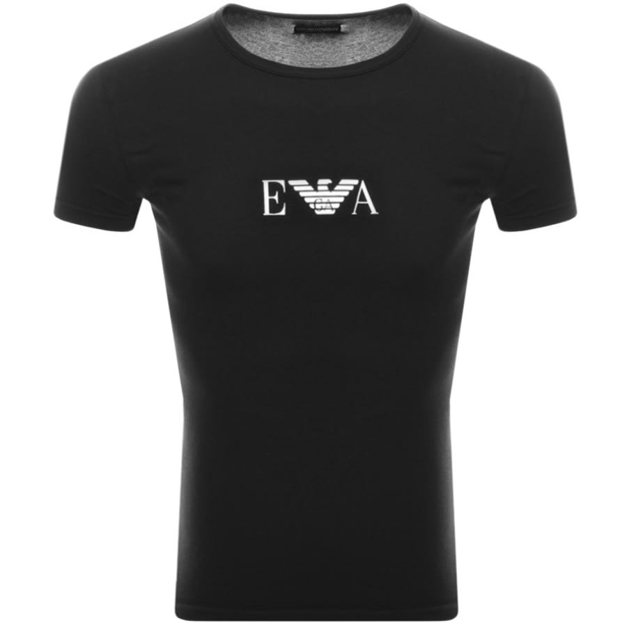 Alternative Image for ProductEmporio Armani 2 Pack Lounge T Shirts Black2